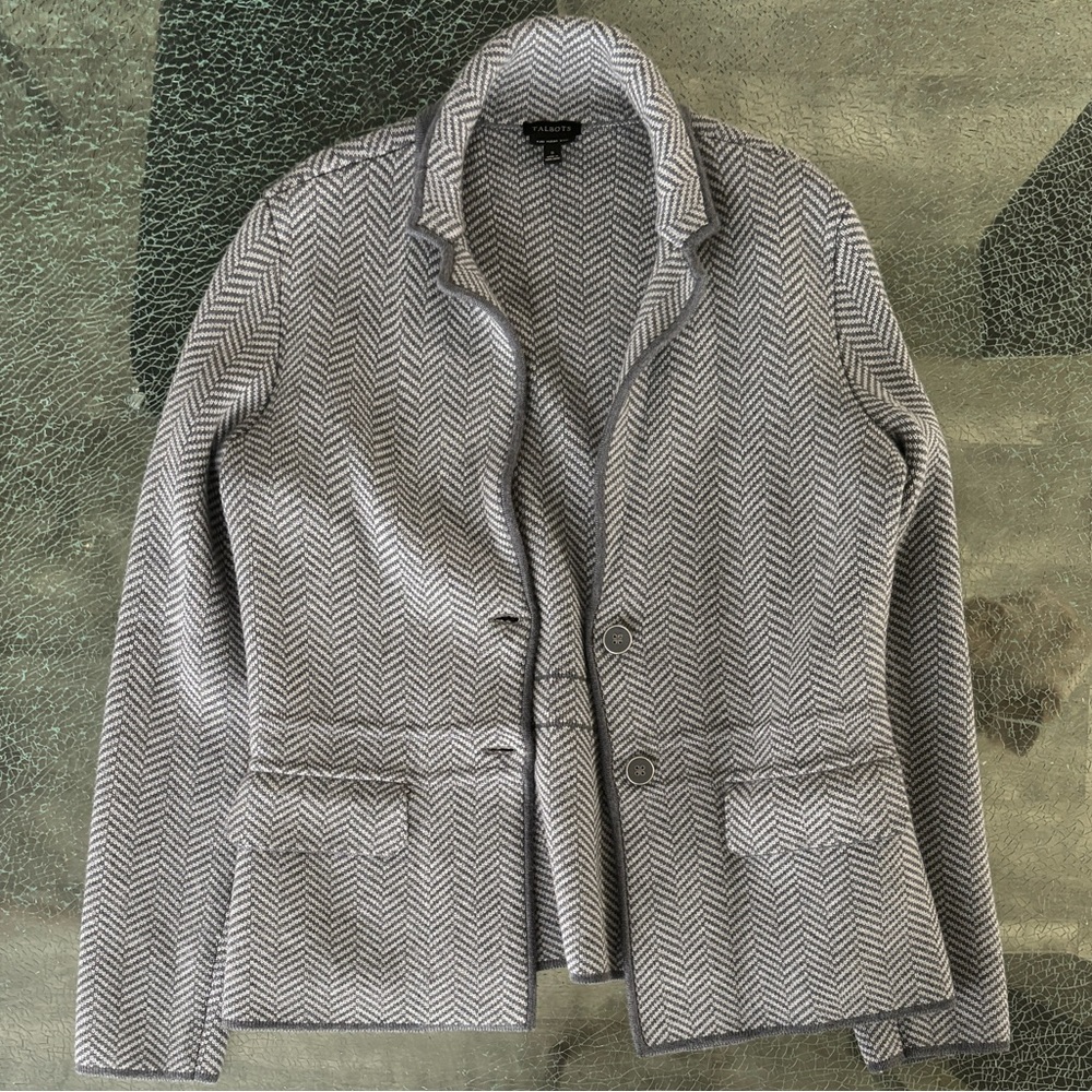 Talbots Pure Merino Wool Cardigan